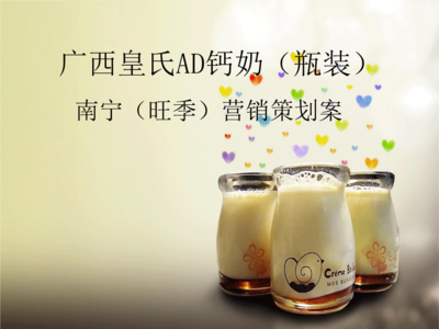 广西皇氏AD钙奶市场营销策划方案分解报告
